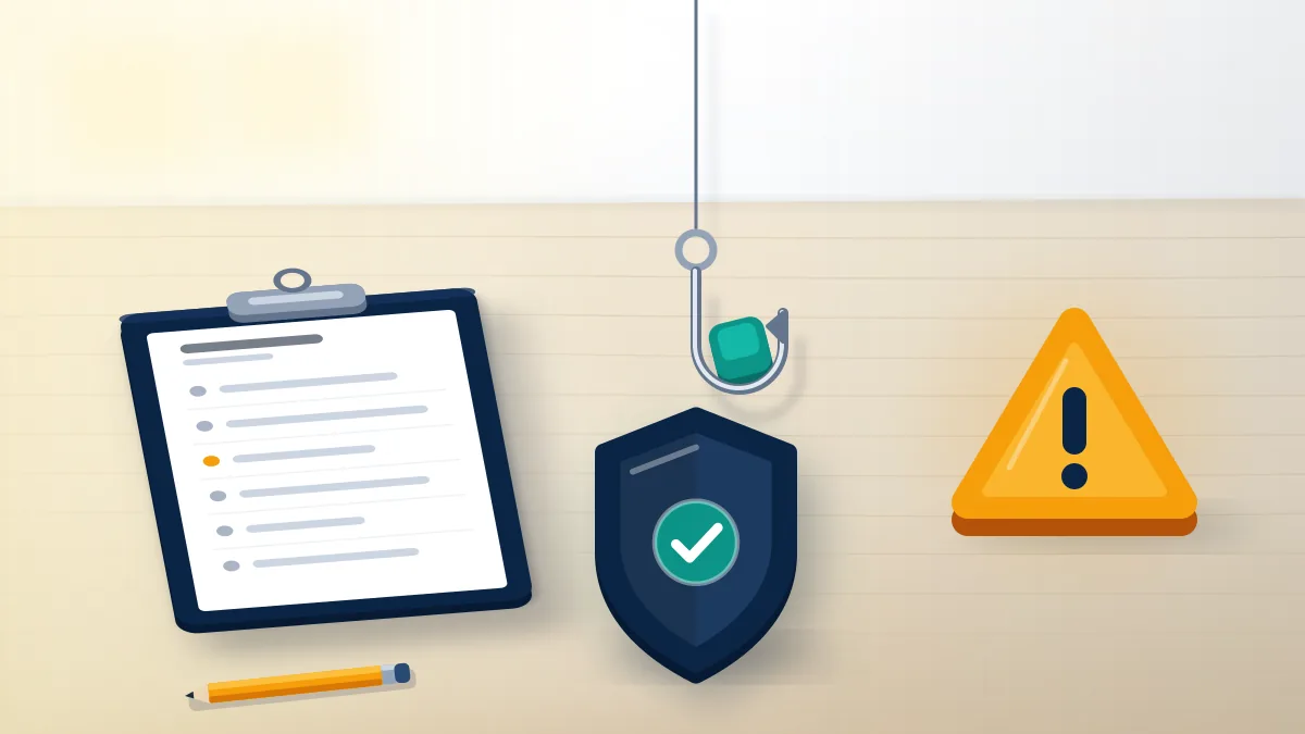 Available 4 letter Instagram usernames list sold as a deal, shown as a clipboard beside a fishing hook and warning sign.