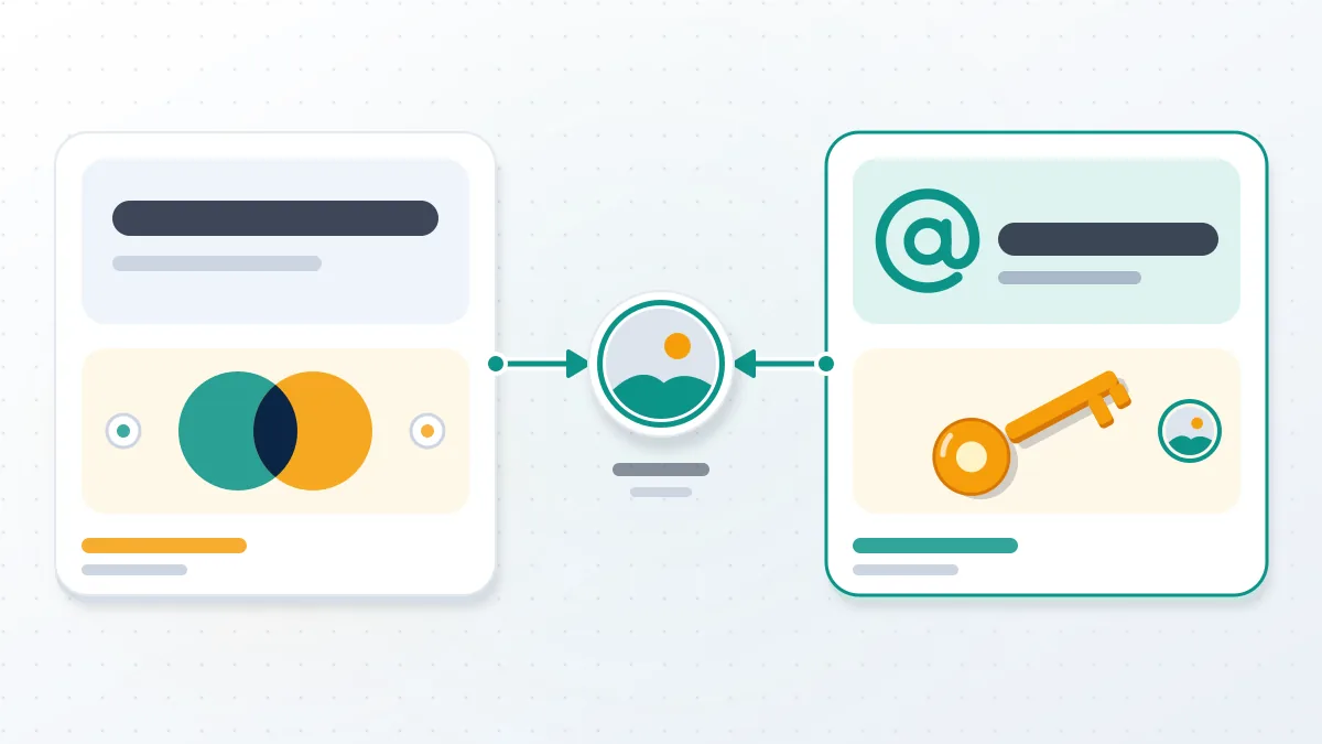 Diagram comparing an available Instagram name, which many accounts can share, with a unique username only one account holds.