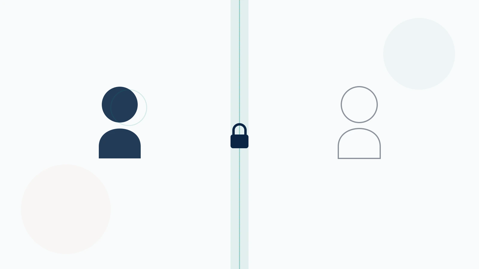 Frosted one-way glass reflecting a single silhouette, the visual answer to does Instagram tell you who reported you.