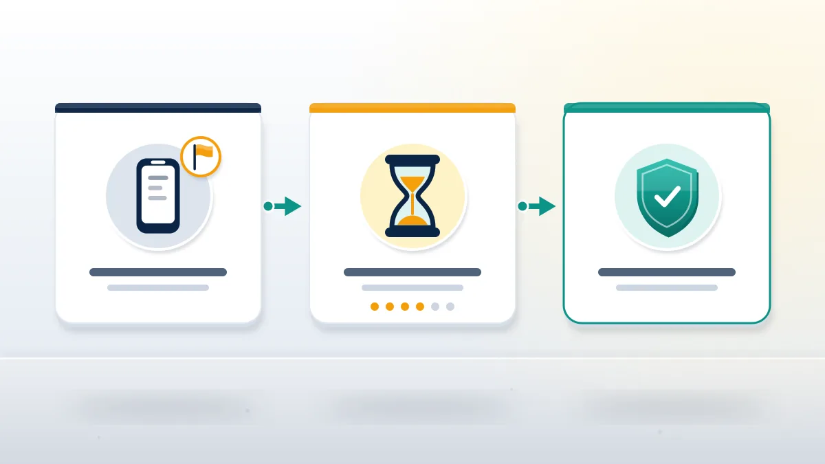 Diagram of a report moving from the platform to a waiting period and then to the eSafety Commissioner.