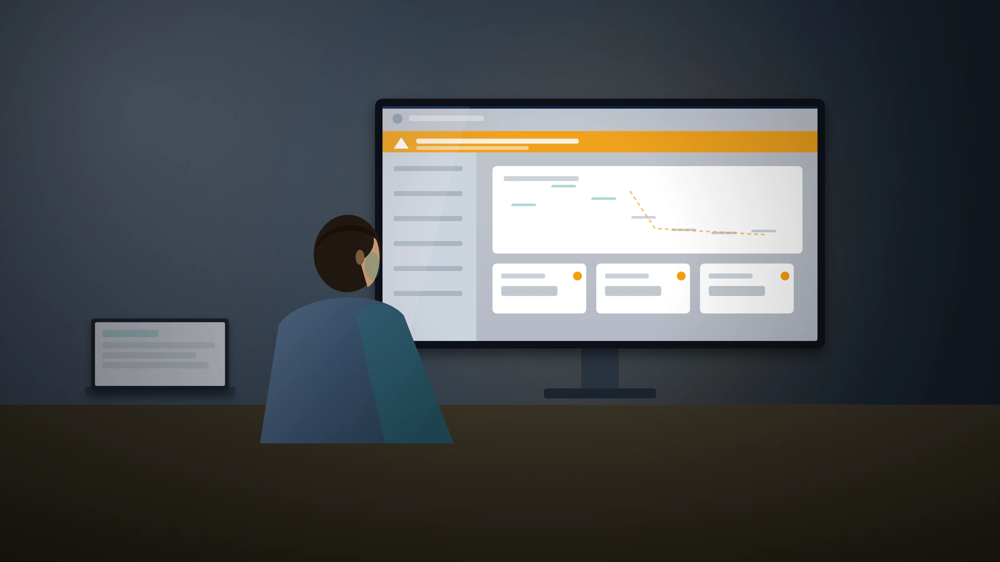 Business owner reviewing a disabled Meta Business Suite dashboard during facebook business account recovery, with paused ad revenue on screen.