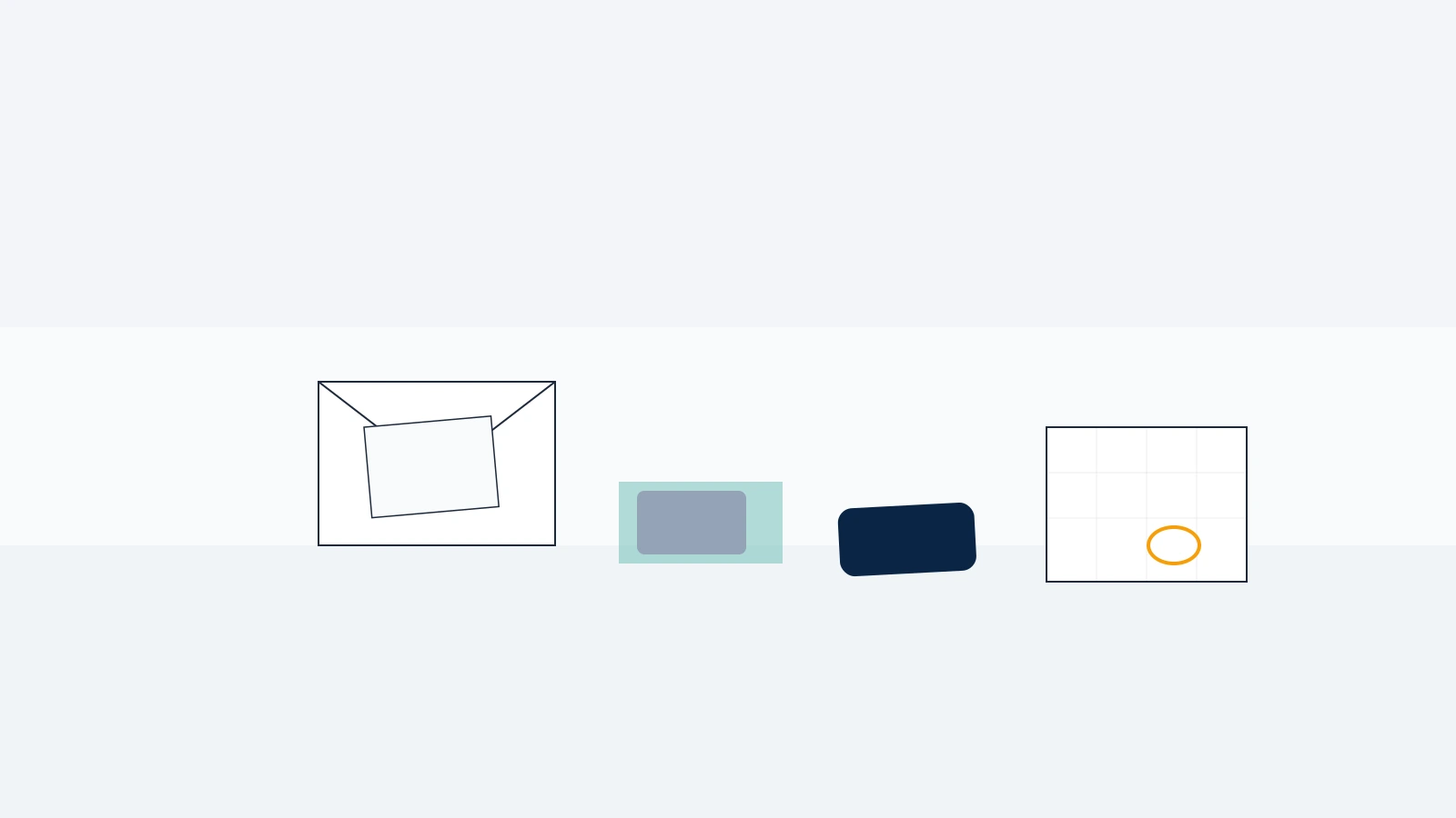 A data archive envelope, a backup drive and a face-down phone on a desk, the calm pause behind how can you delete a Facebook account.