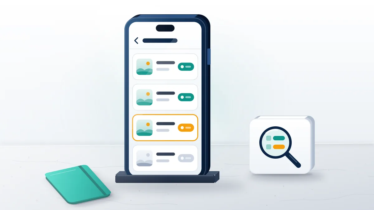Phone screen listing submitted reports with status markers, the place to check report on Instagram under Reports and violations.