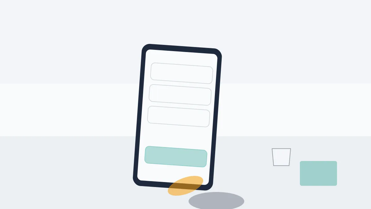 Hand holding a phone with a settings menu open, following how to delete a Telegram account on the app from Privacy and Security.