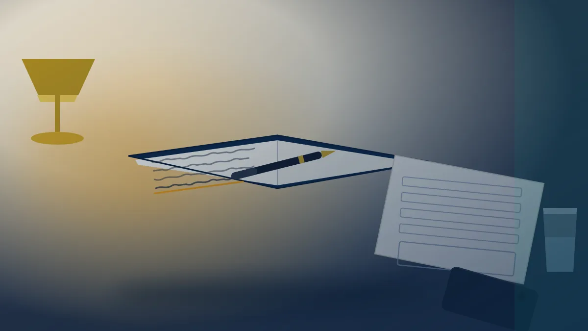 Notebook notes and a form drafted line by line on a lamplit desk, the groundwork for how to reinstate YouTube account access.