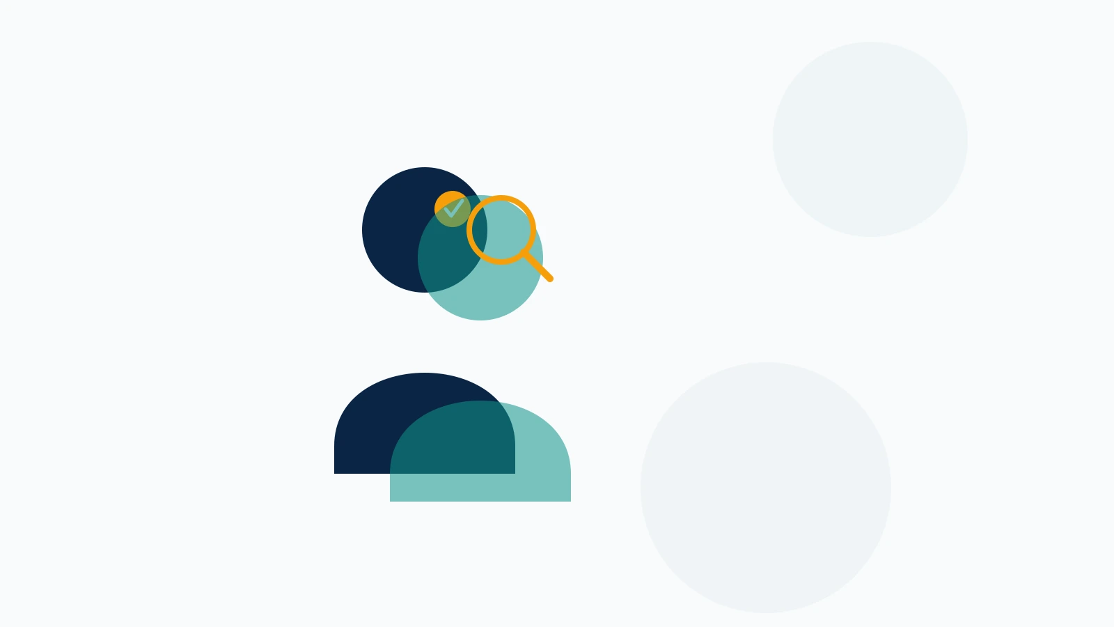 Navy profile silhouette shedding a teal duplicate under an amber lens, opening how to report a TikTok account for impersonation.