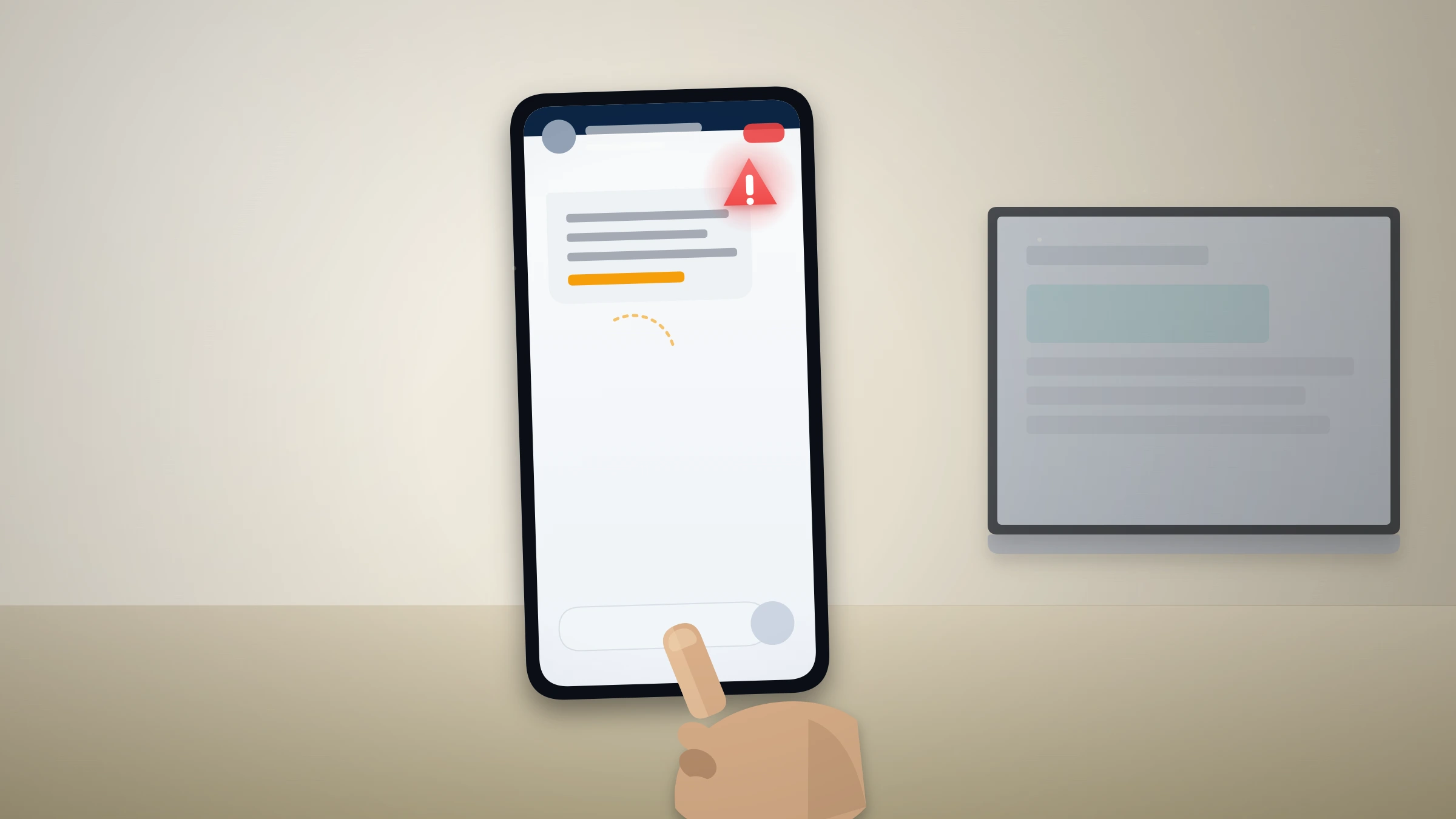 A cautious person reviewing a suspicious message while trying to recover a WhatsApp account, highlighting recovery scams to avoid.