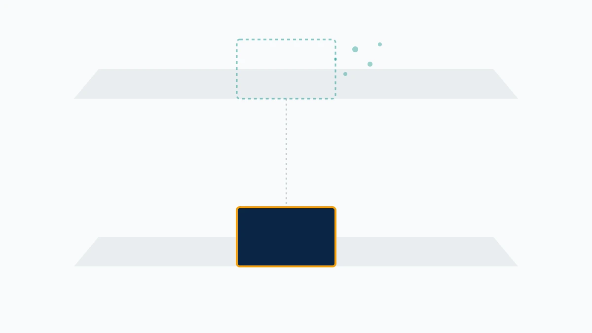 A two-layer split showing that remove url from google search hides the listing while the page itself stays live on the web.