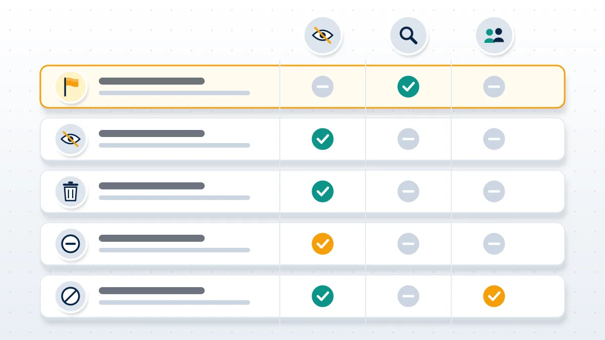Comparison chart of report Facebook comment versus hide, delete, restrict and ban tools for post owners and Page admins.
