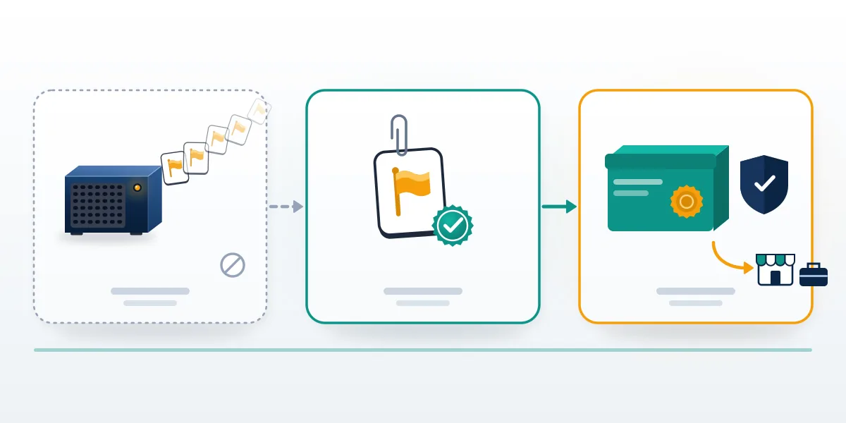Comparison of a bot's faded report pile, one accurate spam bot instagram report, and a documented escalation file for a business.