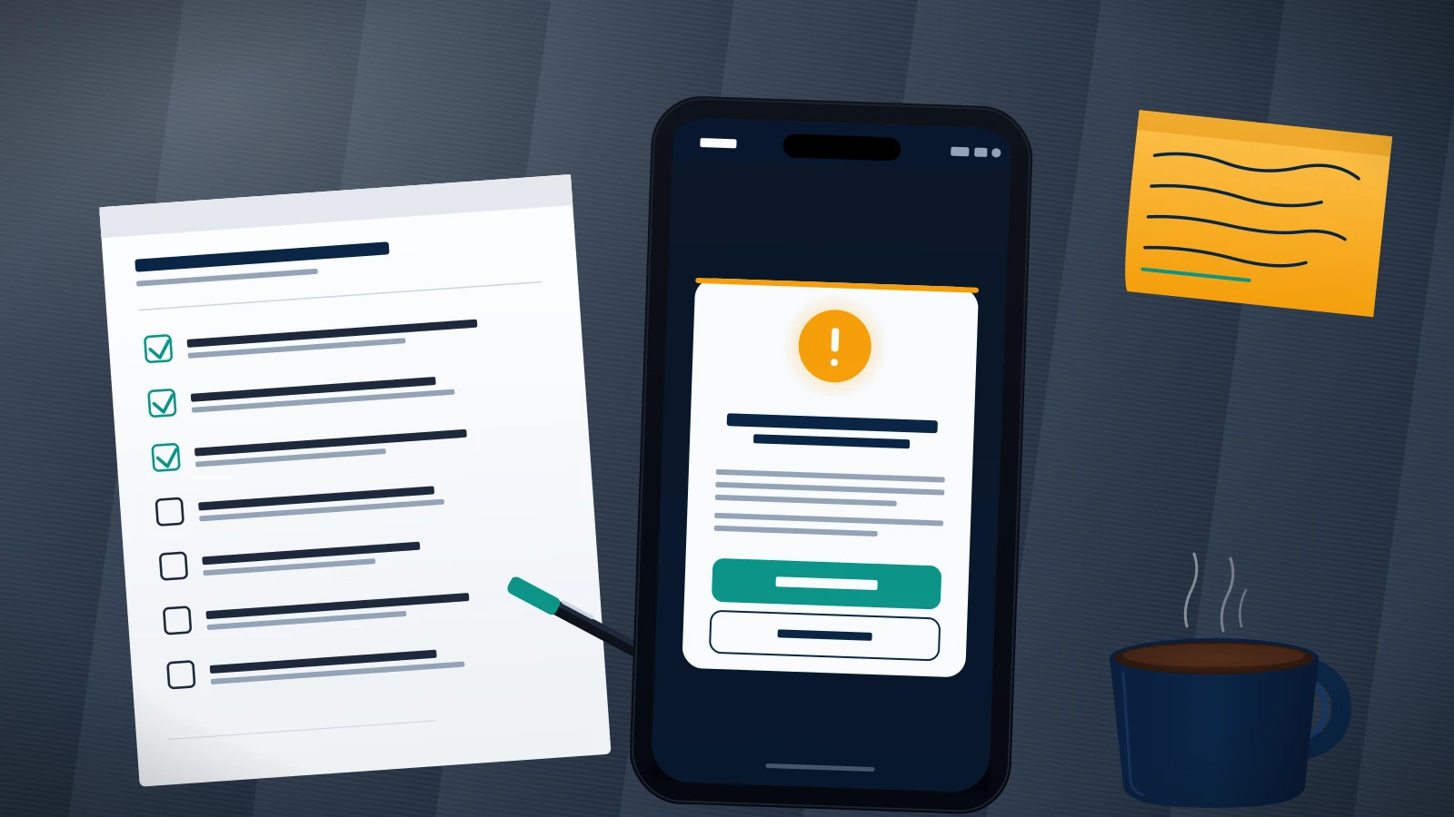 Smartphone showing a Telegram ban notice next to a recovery checklist for telegram banned phone number recovery.