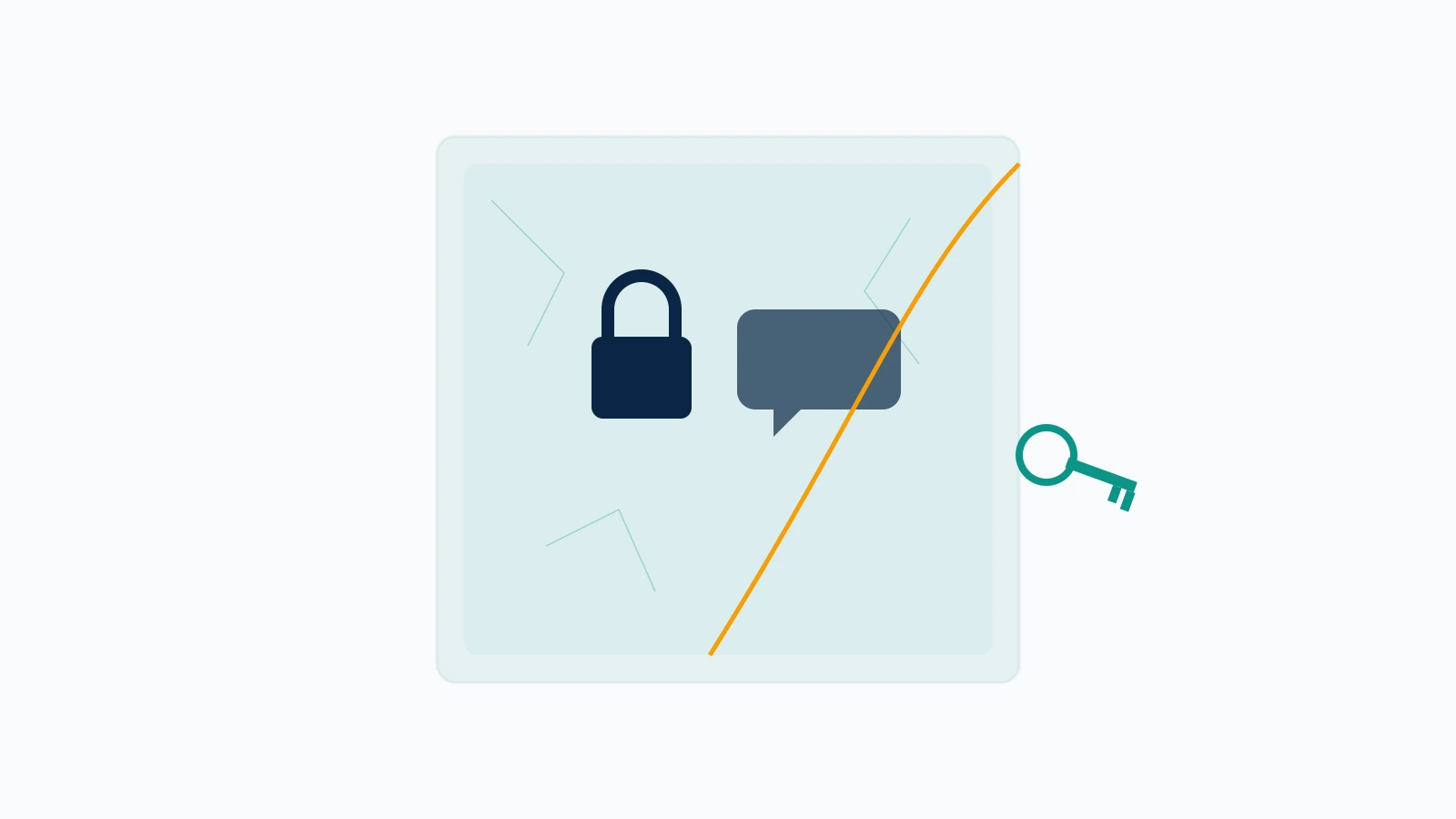 A padlock encased in frozen glass beside a thawing key, the visual state behind telegram frozen account recovery.