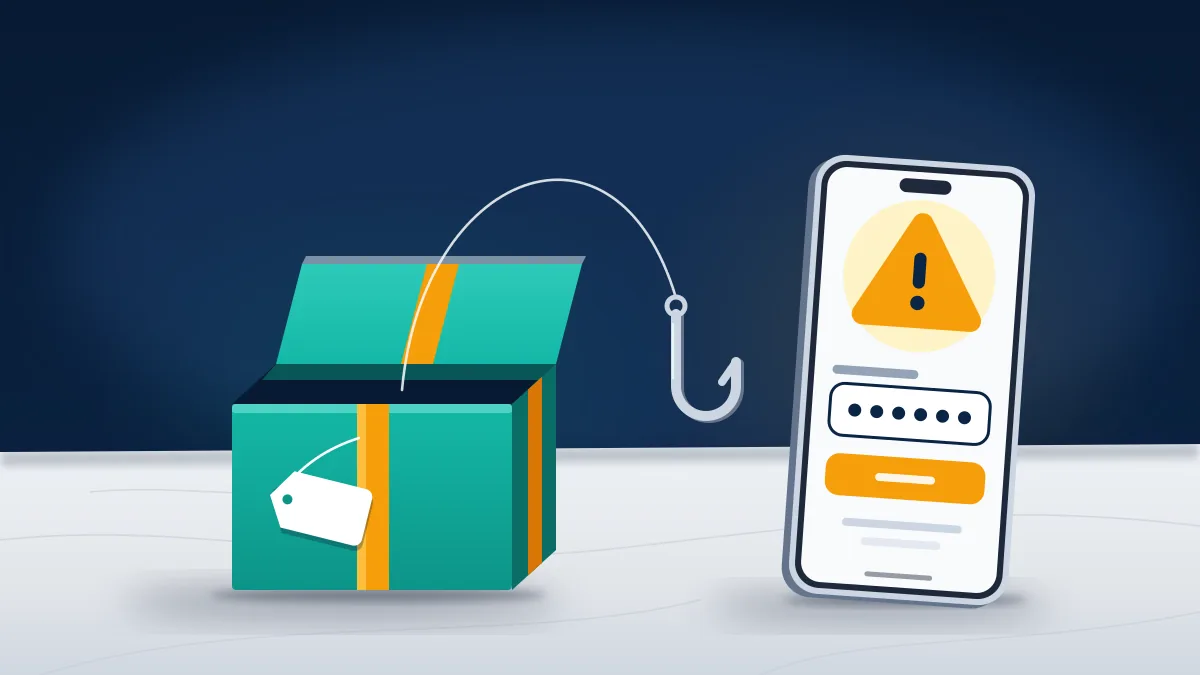A gift box with a fish hook beside a phone password field, the usual shape of a tiktok rare username method sold to strangers.
