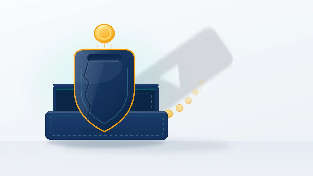 A counterfeit rescue badge with a coin slot, the upfront-fee trap behind a fake TikTok scammer report number or recovery offer.